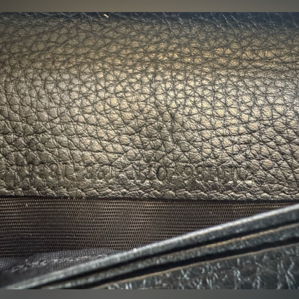 Authentic Fendi Textured Black Leather Wallet - Picture 7 of 10